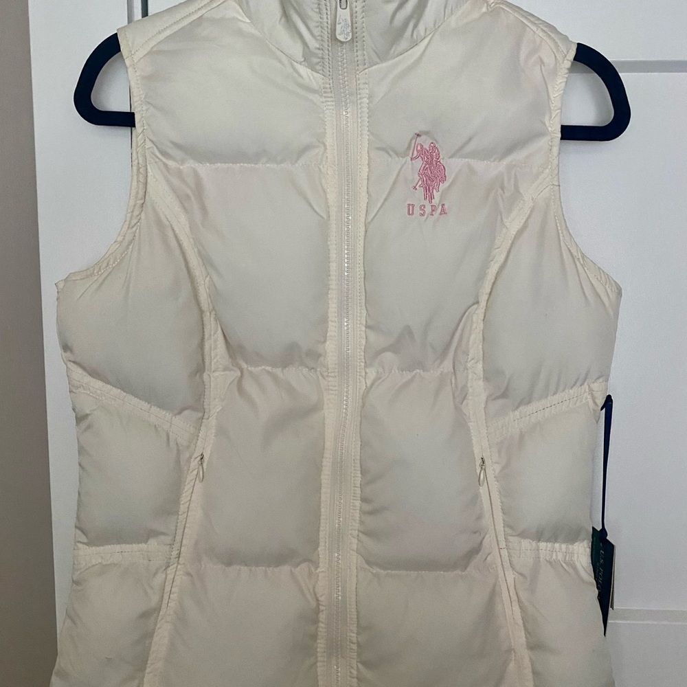 Polo by Ralph Lauren Off-White Puffer Vest